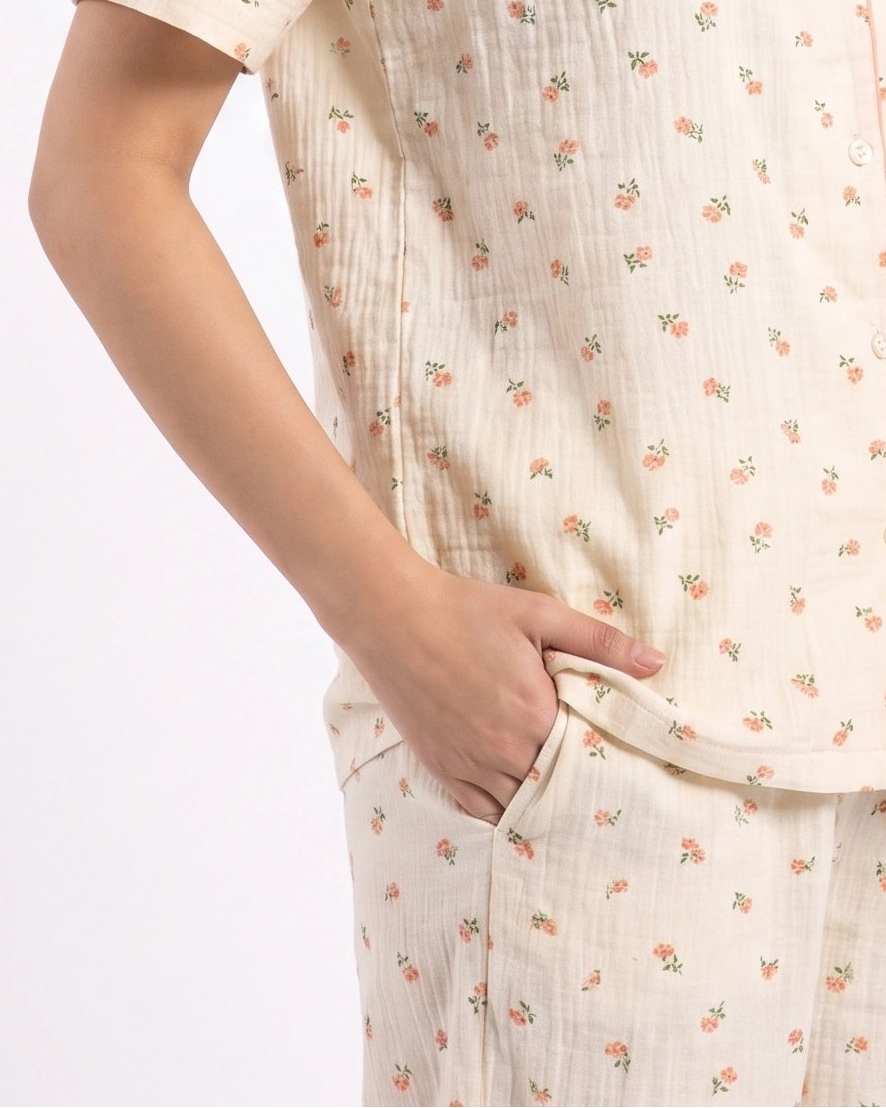 Cotton Cami Set - Avocado